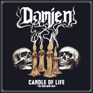 DAMIEN -- Candle of Life - The 1992 Demo Tape  LP  BLACK
