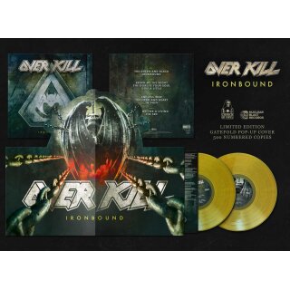 OVERKILL -- Ironbound  DLP  POP-UP  YELLOW
