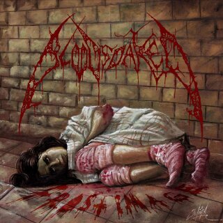 BLOODSOAKED -- Frost Image  LP  SPLATTER