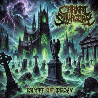CARNAL SAVAGERY -- Crypt of Decay  LP  BLACK