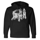 DEATH -- Classic Logo  HOODIE L