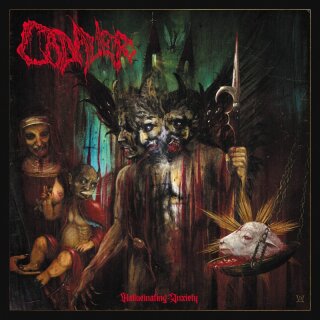CADAVER -- Hallucinating Anxiety  LP  YELLOW MARBLED