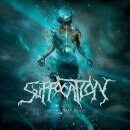 SUFFOCATION -- ...Of the Dark Light  LP  BLACK BLUE WHITE...