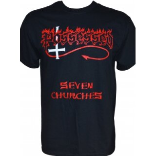 POSSESSED -- Seven Churches  SHIRT XL