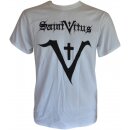 SAINT VITUS -- Black Logo  SHIRT  WHITE