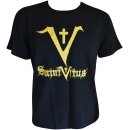 SAINT VITUS -- Yellow Logo  SHIRT  BLACK L