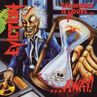 EVICTION -- The World is Hours Away  LP  GREEN