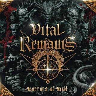 VITAL REMAINS -- Horrors of Hell  DLP  GOLD