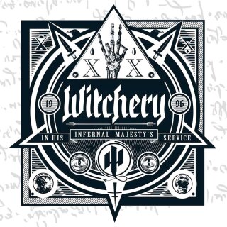 WITCHERY -- In his Infernal Majestys Service  LP  SWIRL
