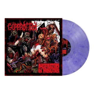 GOREROTTED -- Multilated in Minutes  LP  MARBLED