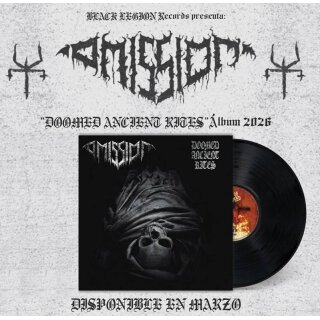 OMISSION -- Doomed Ancient Rites  LP  BLACK