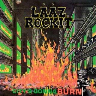 LAAZ ROCKIT -- Citys Gonna Burn  LP  RED