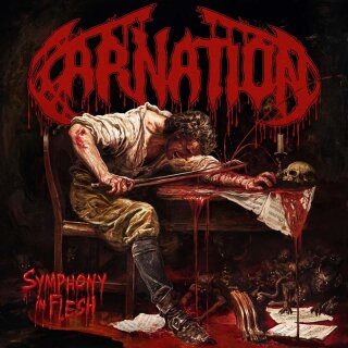 CARNATION -- Symphony in Flesh  LP  CRYSTAL / RED SPLATTER