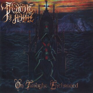 THRONE OF AHAZ -- On Twilight Enthroned  LP  OXBLOOD