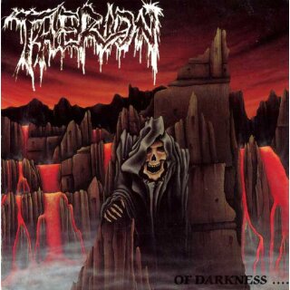 THERION -- Of Darkness ...  LP  BLUE MARBLED (35TH ANNIVERSARY)