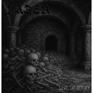 VADER -- Live in Decay  LP  BLACK