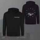 HAUNTOLOGIST -- Logo  ZIP HOODIE M