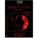 SONS OF SATAN -- Hail Satan  7"  RED