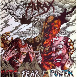 HIRAX -- Hate, Fear and Power  LP  SPLATTER