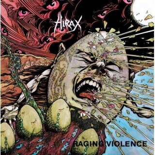 HIRAX -- Raging Violence  LP  SPLATTER