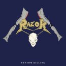 RAZOR -- Custom Killing  LP  SPLATTER