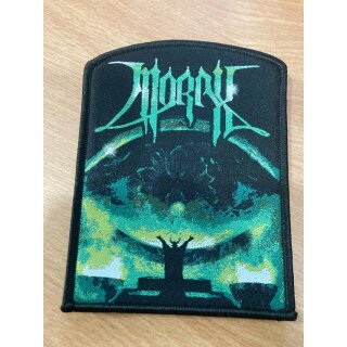 MORAX -- The Amulet  WOVEN PATCH  (BLACK BORDER)