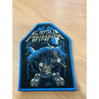 MEAN MISTREATER -- Executioner  WOVEN PATCH  (BLUE BORDER)