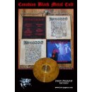 MEGIDDO -- The Heretic / Hymns to the Apocalypse  LP  AMBER