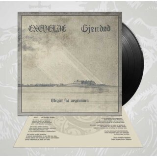ENEVELDE / GJENDÖD -- Elegier fra Avgrunnen  SPLIT LP  BLACK