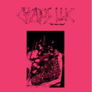 CHAOS U.K. -- Just Mere Slaves (40th Anniversary)  LP  YELLOW SWIRL