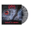 OBITUARY -- Cause of Death  LP  GREY BLACK SPLATTER
