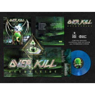 OVERKILL -- Necroshine  LP  POP-UP  BLUE