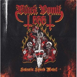 BLACK VOMIT 666 -- Satanic Speed Metal  MCD  JEWELCASE
