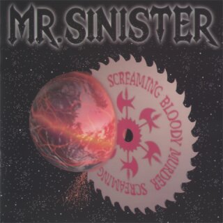 MR. SINISTER -- Screaming Bloody Murder  LP  BLACK