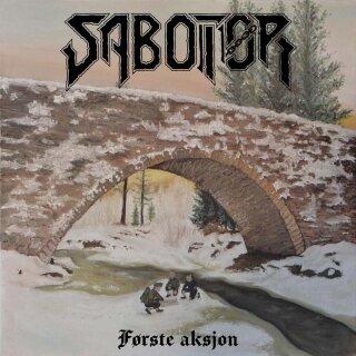 SABOTØR -- Første Aksjon  LP  BLACK  B-STOCK