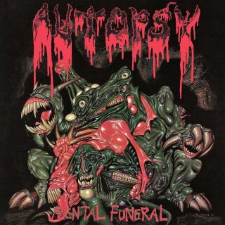 AUTOPSY -- Mental Funeral  LP  RED / GREEN  (35TH ANNIVERSARY)