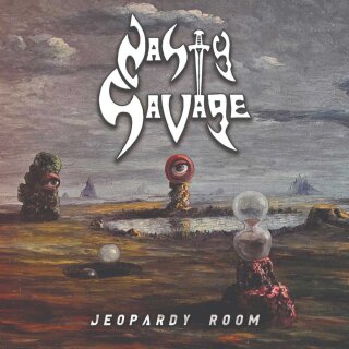 NASTY SAVAGE -- Jeopardy Room  LP  RED MARBLED
