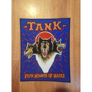 TANK -- Filth Hounds of Hades  WOVEN BACKPATCH  (LAST PIECES!)