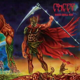 CANCER -- Death Shall Rise  LP  BLUE MARBLED  (35TH ANNIVERSARY)