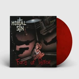 MORTAL SIN -- Face of Despair  LP  DARK RED  B-STOCK