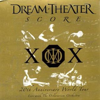 DREAM THEATER -- Score: 20th Anniversary World Tour 4LP  BLACK