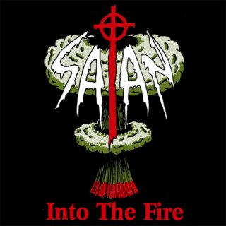 SATAN -- Into the Fire  LP+7"  GREEN