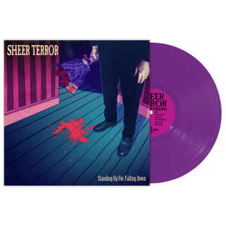 SHEER TERROR -- Standing Up for Falling Down  LP  PURPLE