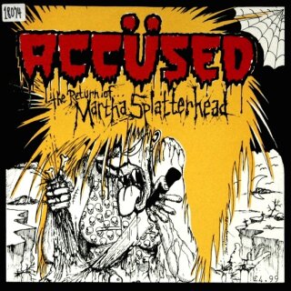 ACCÜSED -- The Return of Martha Splatterhead  LP  BLACK  Earache Cover