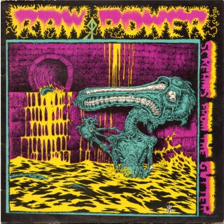 RAW POWER -- Screams from the Gutter  LP  BLACK