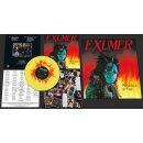 EXUMER -- Possessed by Fire  LP  3RD PRESSING  YELLOW/ RED SPLATTER