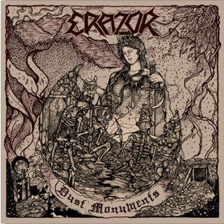 ERAZOR -- Dust Monuments  LP  OXBLOOD