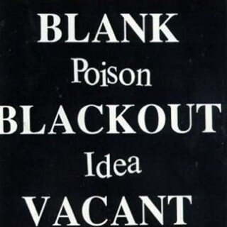 POISON IDEA -- Blank Blackout Vacant  CD