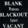 POISON IDEA -- Blank Blackout Vacant  CD