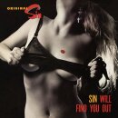 ORIGINAL SIN -- Sin Will Find You Out  LP  RED